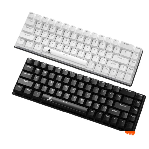 JK-915 Tri-Mode Mechanical Keyboard – Wired + 2.4G + Bluetooth, RGB Backlit, 68-Key, Rechargeable